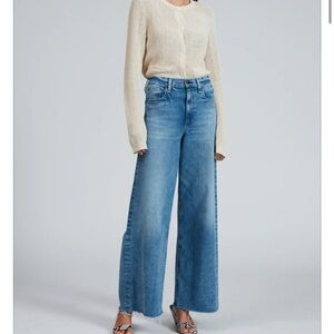 rag and bone Flexi Sofie wide leg Jean 27, color Montessero